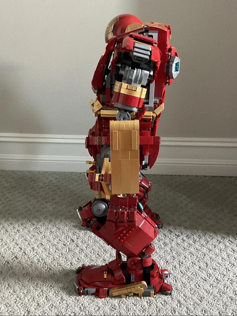 LEGO Iron Man Hulkbuster Buildable Figure - Red and Gold
